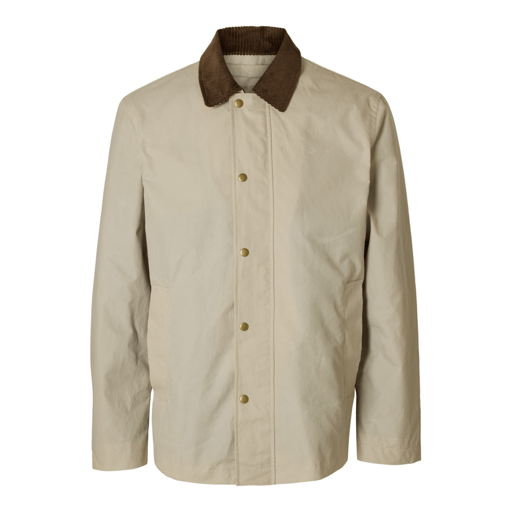 Selected Menswear Walter Waxed Cotton Jacket